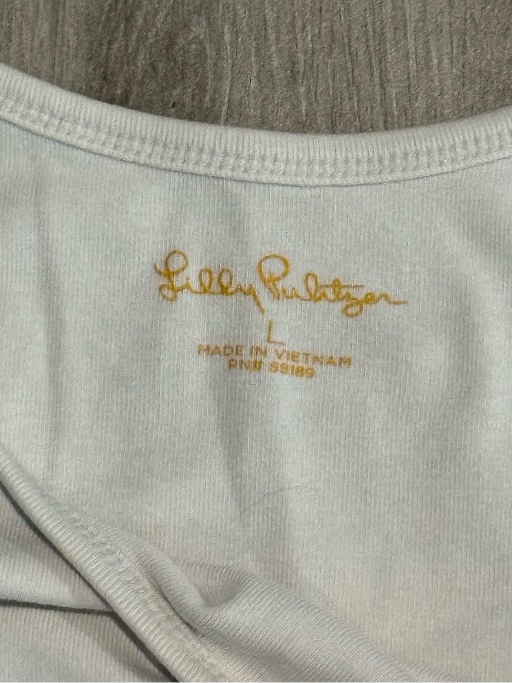 Lilly Pulitzer White Scoop Neck Tank Top - Picture 3 of 3